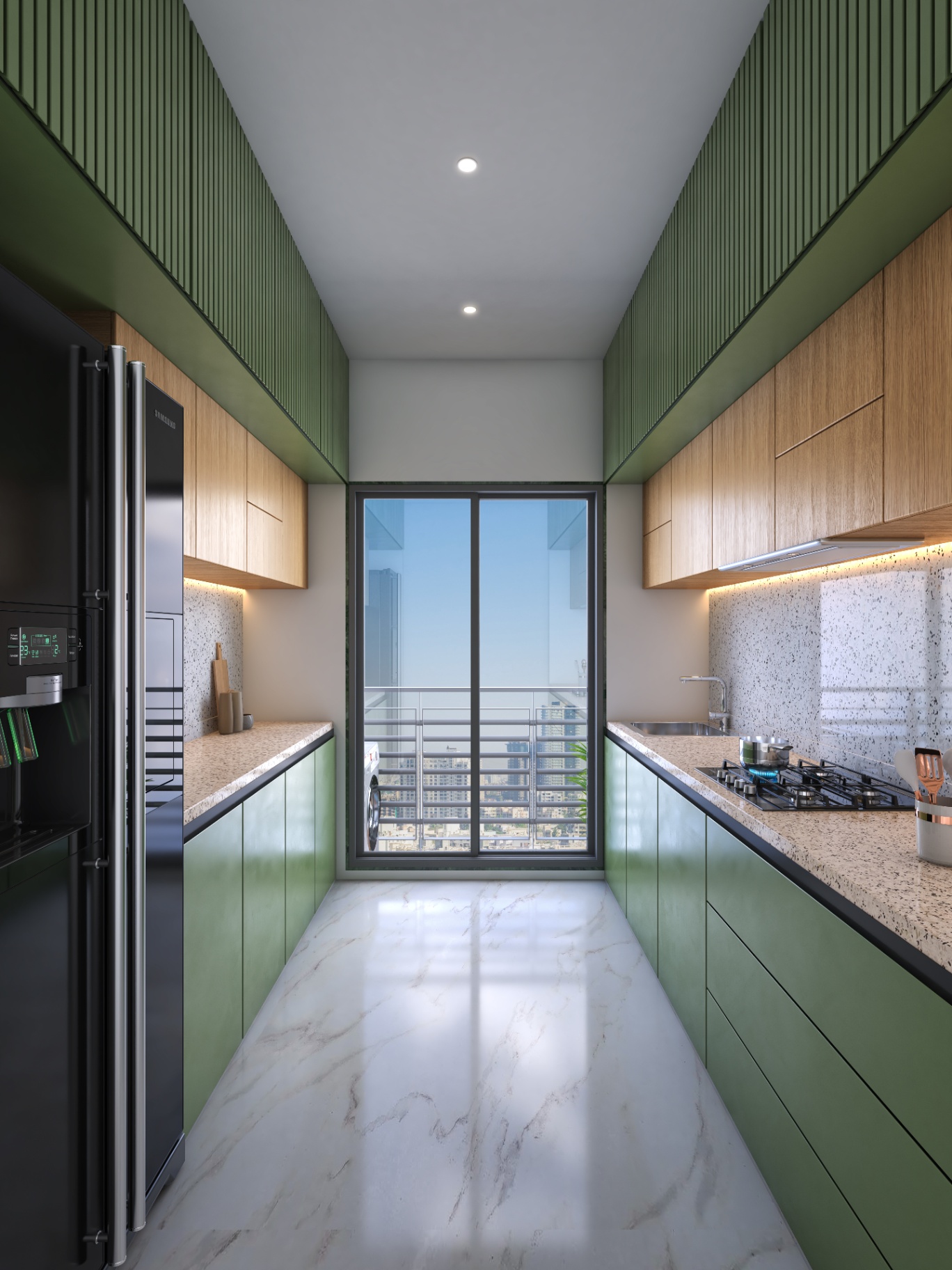 Modular kitchen - Yashwant Avenue 2