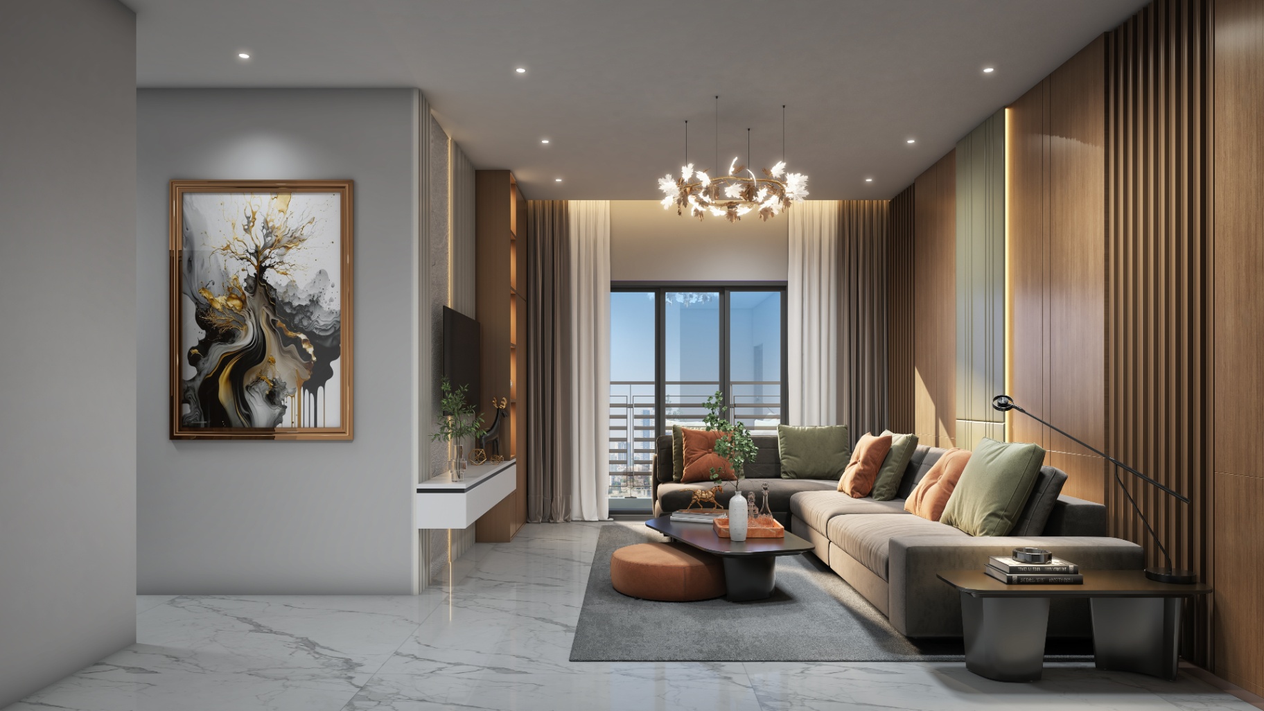 Living room - Yashwant Avenue 2